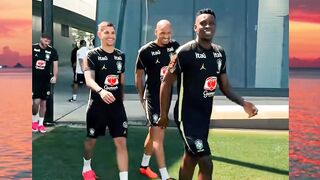 tim brazil siap latihan nih