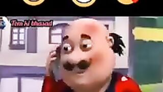 motu patlu cartoon, motu call with Nana patekar new video 2023