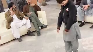 Brilliant dance by a yong boy