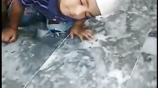 Kid sleeping during study
