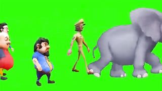 Elephant_walk_with_motu_patlu_