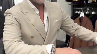 Keep your glasses in the correct position when talking to someone.