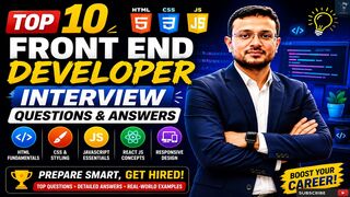Front End Developer Interview Questions and Answers  | Web Developer Tips
