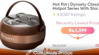 Hot Pot | Dynasty Classic Hotpot Series With Stainless Steel Inner