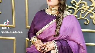 Purple Sari Makeover