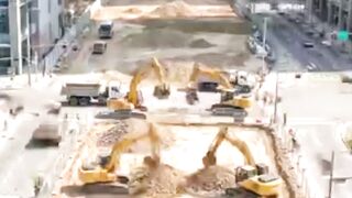 From Empty Land to Massive Structure In 15 Seconds #massivestructure #construction #timelapse