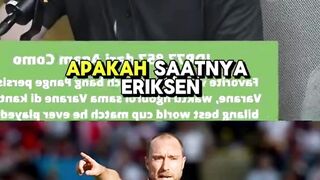 sudah waktunya eriksen untuk pensiun #coachjustin #podcast #sepakbola #fyp