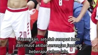 Momen Haru dan Mencekam! Christian Eriksen Kembali Kolaps di Lapangan