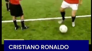 Ronaldo mendemonstrasikan gerakan kaki cepat yang menjadi ciri khasnya