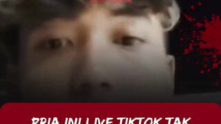 pria ini Live TikTok tak sengaja merekam penampakan pocong