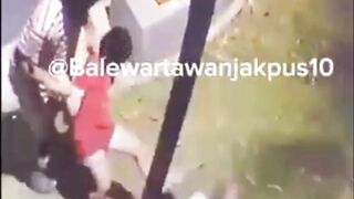 bocah menjadi korban persekusi yang terjadi di Taman Kramat Pulo, Kelurahan Kramat,