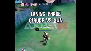 Ilmu mahal dari Cadera: Claude vs Sun di laning phase.