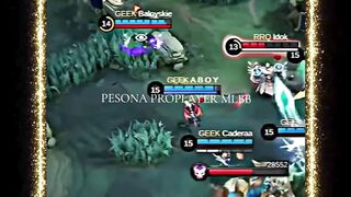 Pesona proplayer dengan skill dewa nya????????