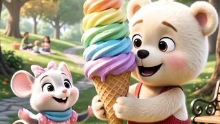 Bobo's Invisible Ice Cream ???????? | Funny Cartoon Story | Bobo Booty Bear & Mimi Mouse