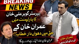 Barrister Gohar Ali Khan Speaks Out for Imran Khan in Parliament