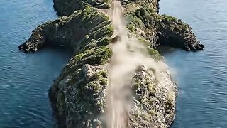 Making a runway in the mid of ocean