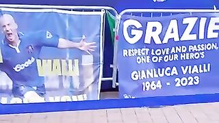 The Tribute to Gianluca Vialli by Chelsea FC after his death last year
