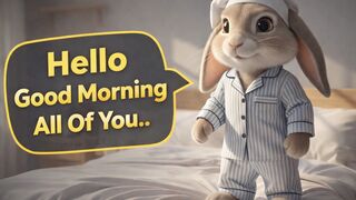 Mr.bunny says Good Morning