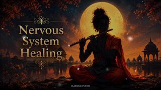 Nervous System Healing with Krishna Flute Music ???? _ Deep Sleep, Stress Relief & Inner