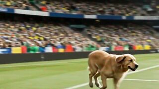 dog funny video moment