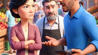 Market Joke Animation | My Chinese Friend's Wife Had The Funniest Reply Ever! ???? | #shorts #viral