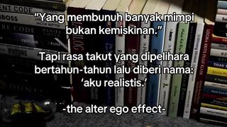 Aku realistis kok..." Padahal aslinya cuma penakut