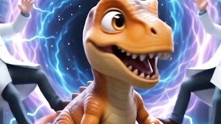 Baby T-Rex Stole a Time Crystal... Then This Happened!    #BabyTRex #DinosaurAnimation #TimeTravel