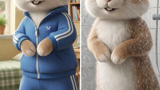 Mr bunny jogging time