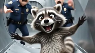 Raccoon Pulls Off Perfect Heist... Then THIS Happens