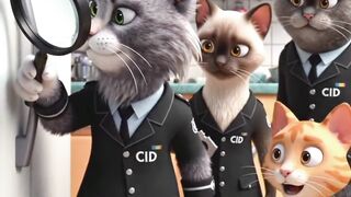 সিআইডি বিড়ালের রান্নাঘর রহস্য! ????️‍♂️???? | CID Cat Cartoon #cid #shorts #viralshorts