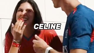 Pahlawan rahasia yang akhirnya berhasil mempertemukan Celine Dept dengan Ronaldo ????❤️‍????