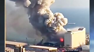 tragedi ledakan besar di Pelabuhan Beirut, Lebanon