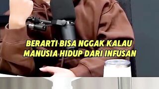 Apakah Manusia bisa hidup cuma ngandelin Infus  #radityadika #infus