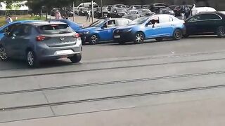 What color are taxis in Morocco?