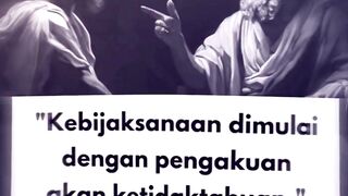 Semakin kita menyelami ilmu, semakin kita sadar kalau kita ini sebenarnya gak tahu apa-apa.