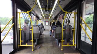 Passengers Inside Public Transportation Bus