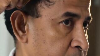 Man and the hair