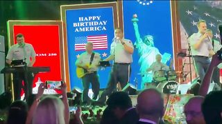 Superpower celebration of independence day