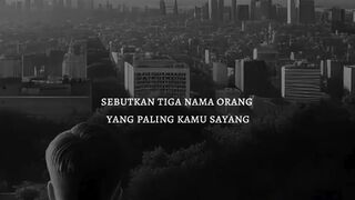 Dan kamu tidak menyebutkan namamu..
