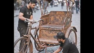 After Rickshaw to before rickshaw, decorration,renovation,construction