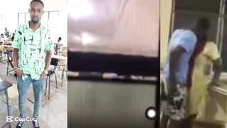 Bole Senior High School teacher enjoying his students in a science lab