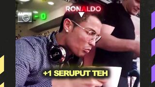 Nasib Jadi Ronaldo: Mau Minum Teh Aja Susah!