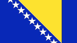 Bendera Bosnia dan Herzegovina. Bendera Negara Bosnia dan Herzegovina