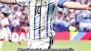 menulis ulang sejarah lionel messi