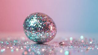 Glitter Easter Egg