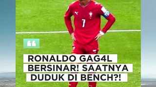 Ronaldo disuruh duduk di bench?! ????
