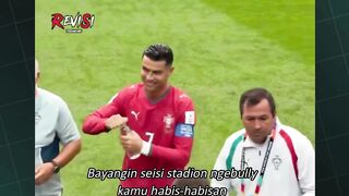 Aksi berkelas Ronaldo usai dibully fans RD Kongo ????