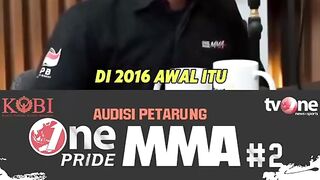 Kisah Inspiratif Suwardi pertama kali ikut audisi One Pride MMA  #suwardi #mma #onepride