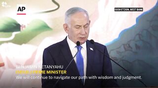 Netanyahu vows Israeli forces will maintain occupied security zone in southern Lebanon.