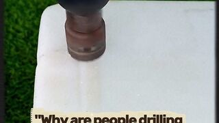 Why are people drilling tiny holes into a plastic jug The answer is genius!